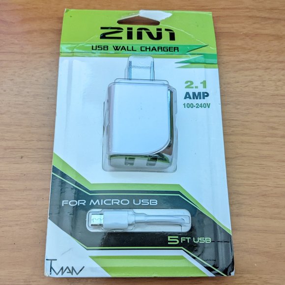 2 in 1 USB Wall Charger*** - Picture 1 of 2